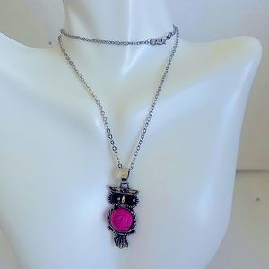 Owl-Pendant Fashion Necklace
